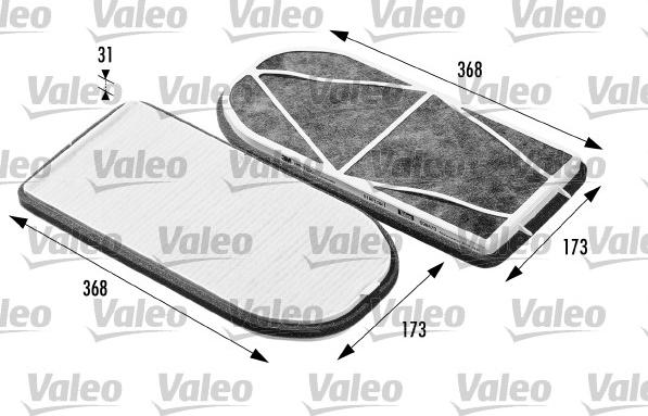 Valeo 698470 - Filtr, daxili hava furqanavto.az