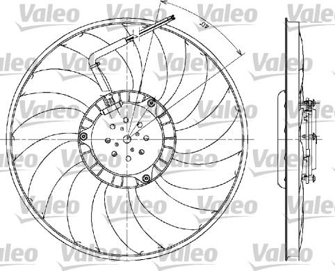 Valeo 698610 - Fen, radiator furqanavto.az