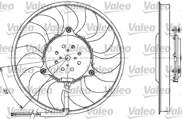 Valeo 698611 - Fen, radiator www.furqanavto.az