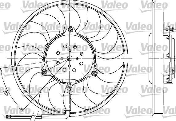 Valeo 698612 - Fen, radiator furqanavto.az