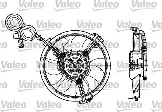 Valeo 698182 - Fen, radiator furqanavto.az