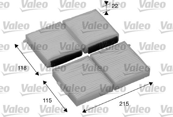 Valeo 698891 - Filtr, daxili hava furqanavto.az