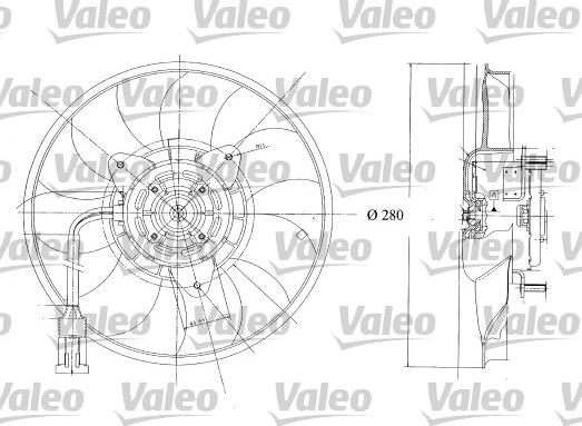 Valeo 698350 - Fen, radiator furqanavto.az