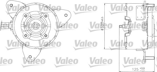 Valeo 698304 - Elektrik mühərriki, radiator ventilyatoru furqanavto.az