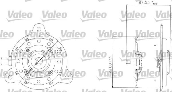 Valeo 698305 - Elektrik mühərriki, radiator ventilyatoru furqanavto.az