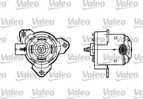 Valeo 698302 - Elektrik mühərriki, radiator ventilyatoru furqanavto.az