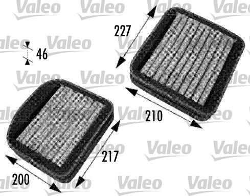 Valeo 698772 - Filtr, daxili hava furqanavto.az