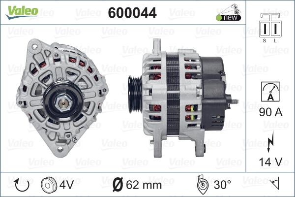 Valeo 600044 - Alternator furqanavto.az