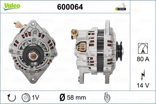 Valeo 600064 - Alternator furqanavto.az