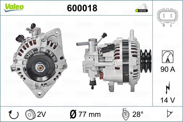 Valeo 600018 - Alternator furqanavto.az