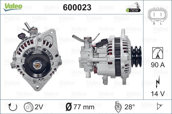 Valeo 600023 - Alternator furqanavto.az