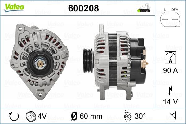 Valeo 600208 - Alternator furqanavto.az