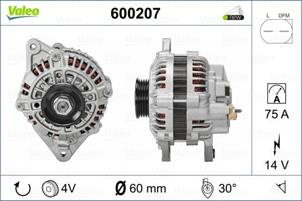 Valeo 600207 - Alternator furqanavto.az