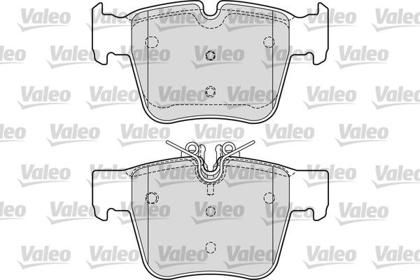 Valeo 601694 - Əyləc altlığı dəsti, əyləc diski furqanavto.az