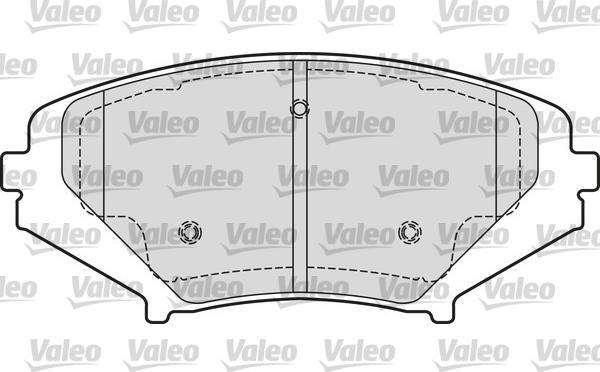 Valeo 601651 - Əyləc altlığı dəsti, əyləc diski furqanavto.az