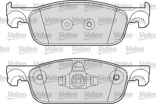 Valeo 601600 - Əyləc altlığı dəsti, əyləc diski furqanavto.az