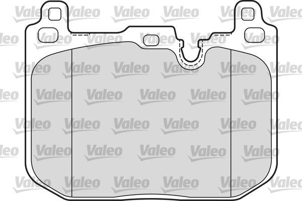 Valeo 601679 - Əyləc altlığı dəsti, əyləc diski furqanavto.az