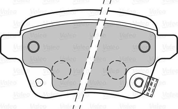 Valeo 601399 - Əyləc altlığı dəsti, əyləc diski furqanavto.az