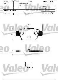 Valeo 601307 - Əyləc altlığı dəsti, əyləc diski furqanavto.az