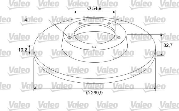 Valeo 675404 - Əyləc Diski furqanavto.az