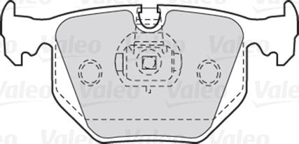 Valeo 670580 - Əyləc altlığı dəsti, əyləc diski www.furqanavto.az