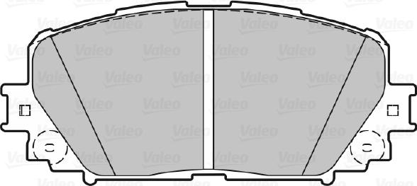 Valeo 670029 - Əyləc altlığı dəsti, əyləc diski furqanavto.az