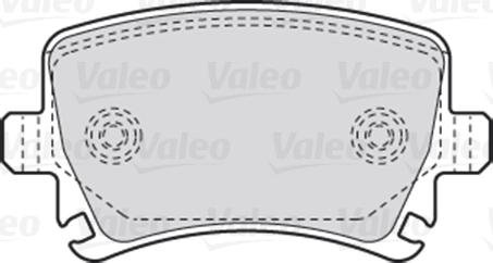 Valeo 670752 - Əyləc altlığı dəsti, əyləc diski furqanavto.az