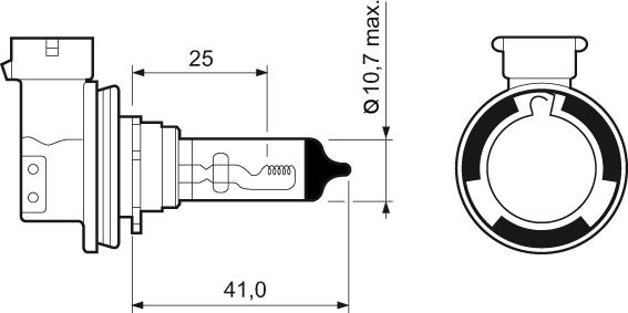 Valeo 032525 - Lampa, işıqfor furqanavto.az