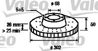 Valeo 197056 - Əyləc Diski furqanavto.az