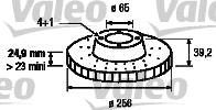 Valeo 197086 - Əyləc Diski furqanavto.az