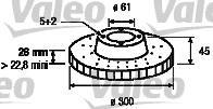 Valeo 197081 - Əyləc Diski furqanavto.az