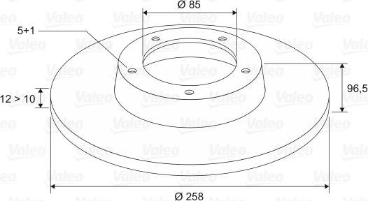 Valeo 197304 - Əyləc Diski furqanavto.az