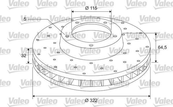 Valeo 185812 - Əyləc Diski furqanavto.az