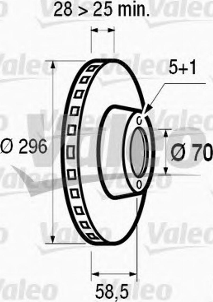 Valeo 186491 - Əyləc Diski furqanavto.az