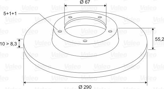 Valeo 186469 - Əyləc Diski furqanavto.az