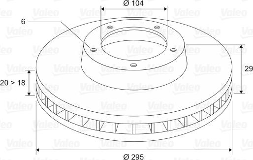 Valeo 186479 - Əyləc Diski furqanavto.az