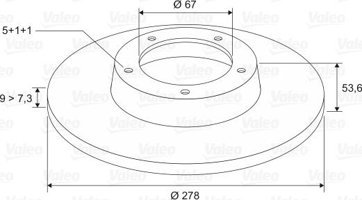 Valeo 186470 - Əyləc Diski furqanavto.az