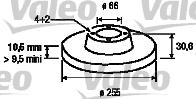 Valeo 186567 - Əyləc Diski furqanavto.az