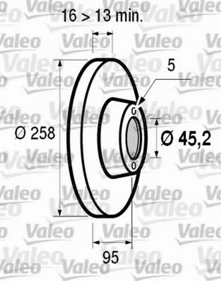 Valeo 186516 - Əyləc Diski furqanavto.az