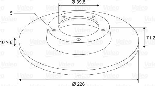 Valeo 186517 - Əyləc Diski furqanavto.az