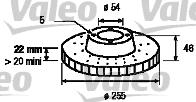 Valeo 186652 - Əyləc Diski furqanavto.az