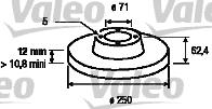 Valeo 186621 - Əyləc Diski furqanavto.az