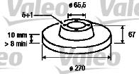 Valeo 186190 - Əyləc Diski furqanavto.az