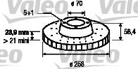 Valeo 186191 - Əyləc Diski furqanavto.az