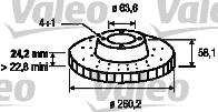 Valeo 186166 - Əyləc Diski furqanavto.az