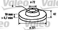 Valeo 186160 - Əyləc Diski furqanavto.az