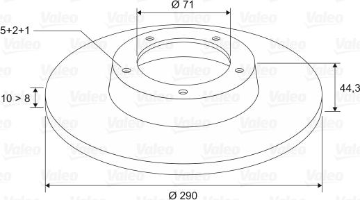 Valeo 186204 - Əyləc Diski furqanavto.az