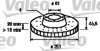 Valeo 186287 - Əyləc Diski furqanavto.az