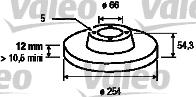 Valeo 186223 - Əyləc Diski furqanavto.az