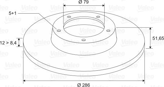 Valeo 186274 - Əyləc Diski furqanavto.az